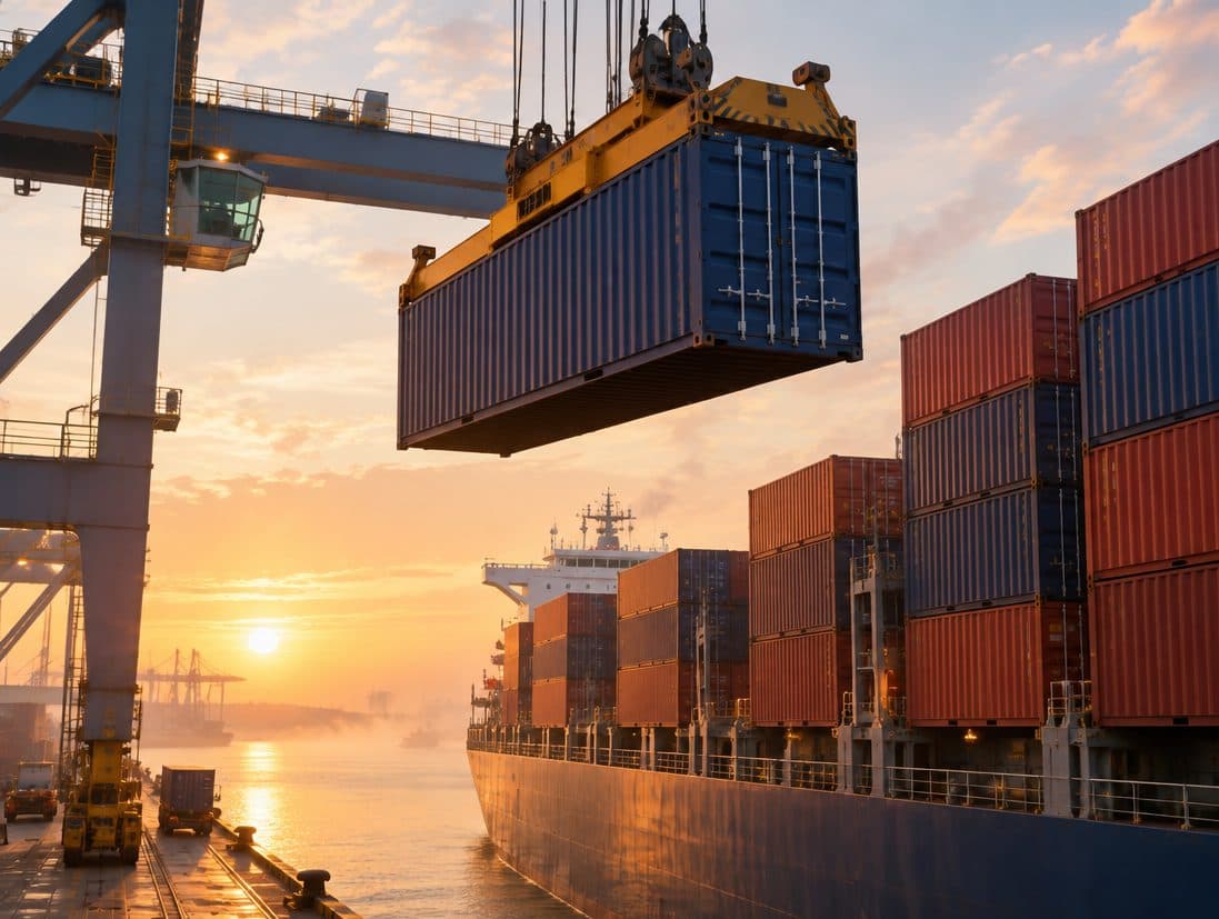 Your shipment leaves by sea