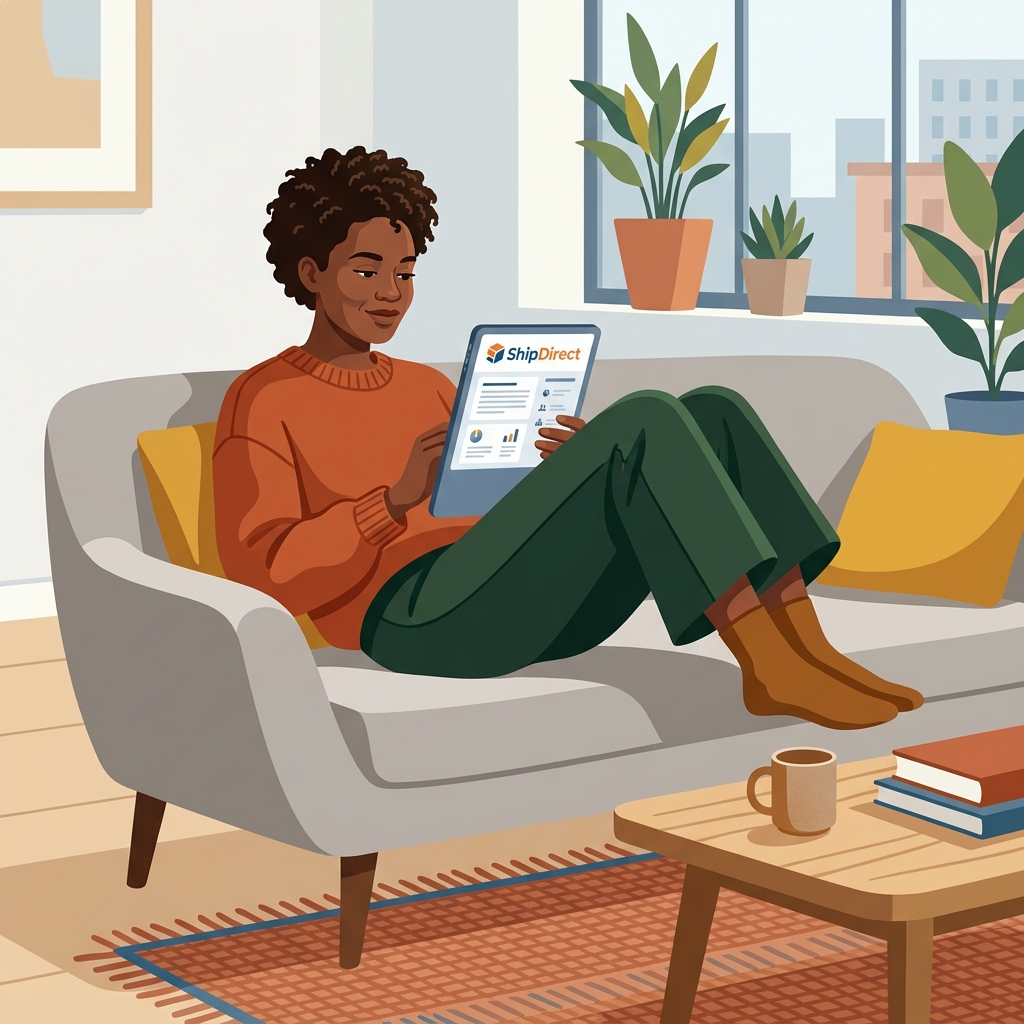 Relaxed ShipDirect Customer Reading FAQs